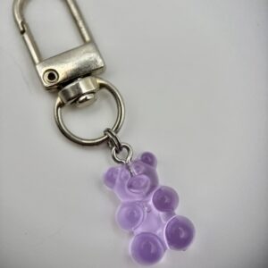 POOCH PENDANTS | Handmade Dog Collar Charm | Bear Gummy Sweets (Purple)