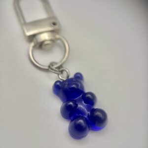 POOCH PENDANTS | Handmade Dog Collar Charm | Bear Gummy Sweets (Blue)
