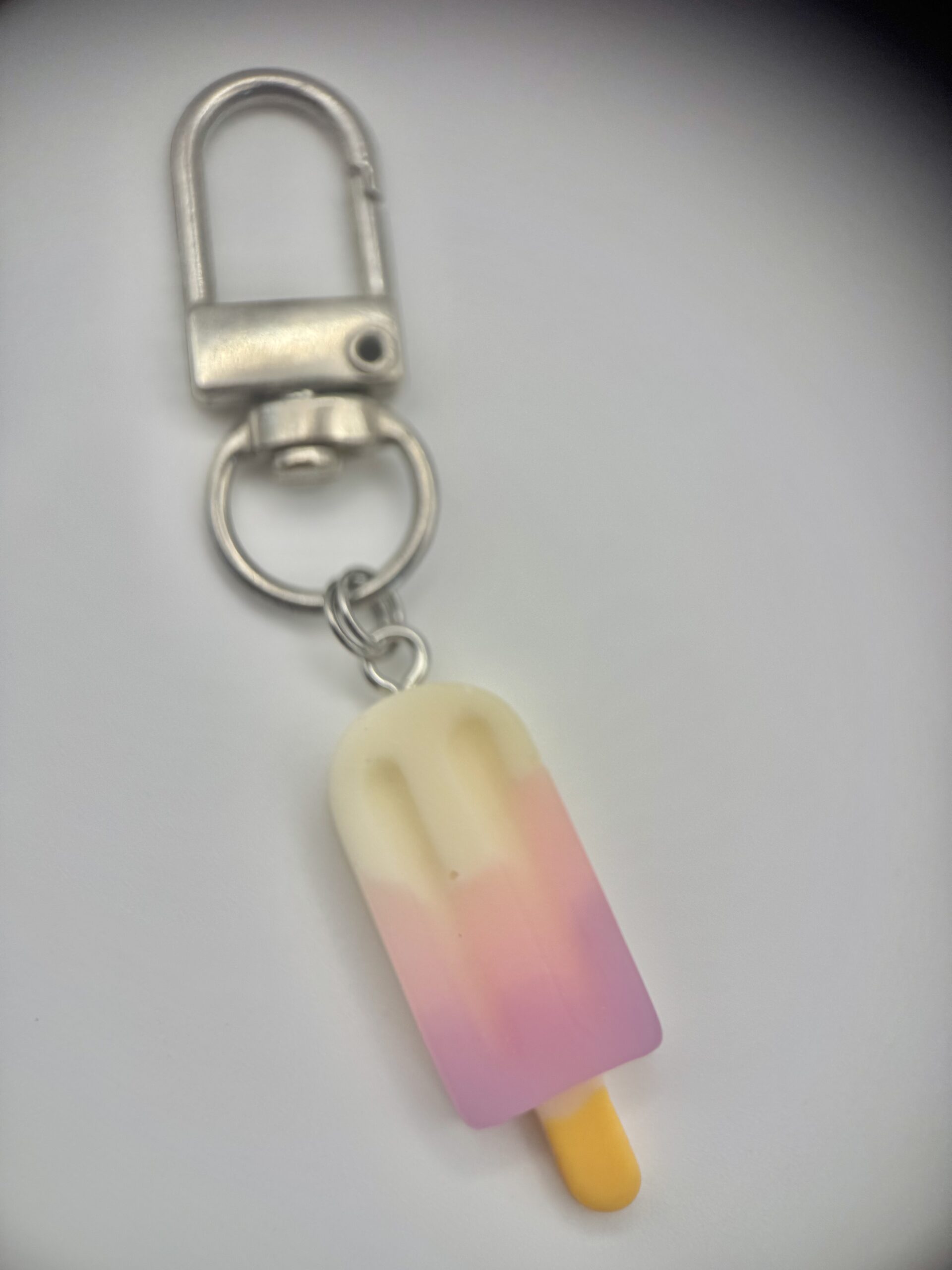POOCH PENDANTS | Handmade Dog Collar Charm | Multicolour Ice Cream (White, Pink, Purple)